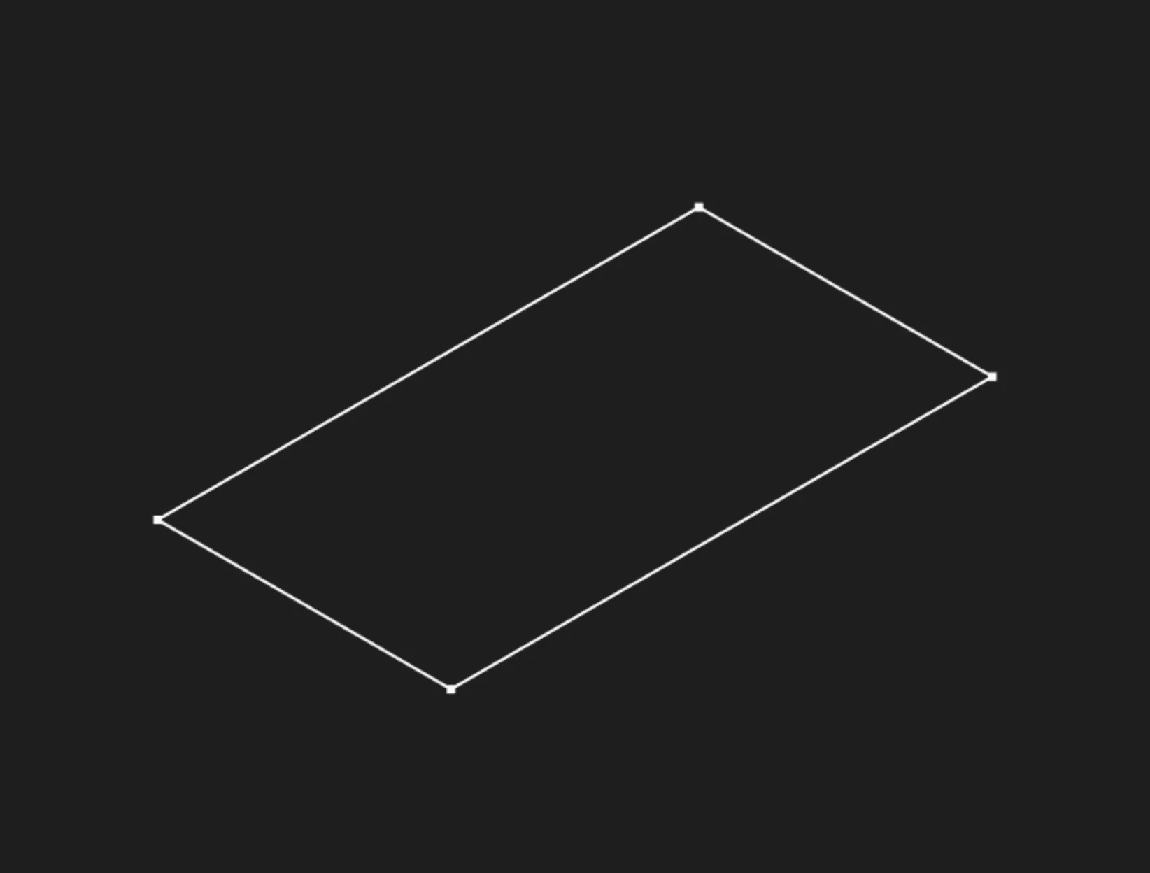 Closed sketch outline before selecting the filled sketch region