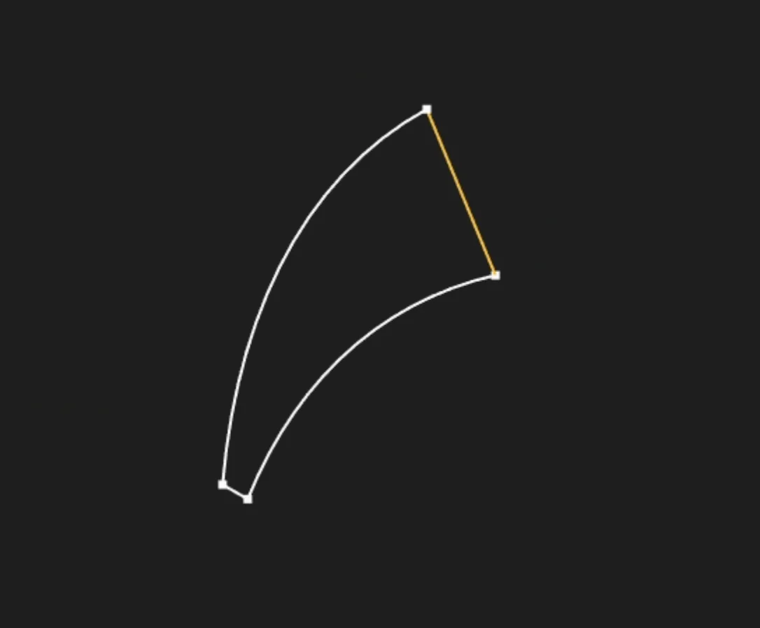 Straight sketch edge selected as the Revolve Solid axis