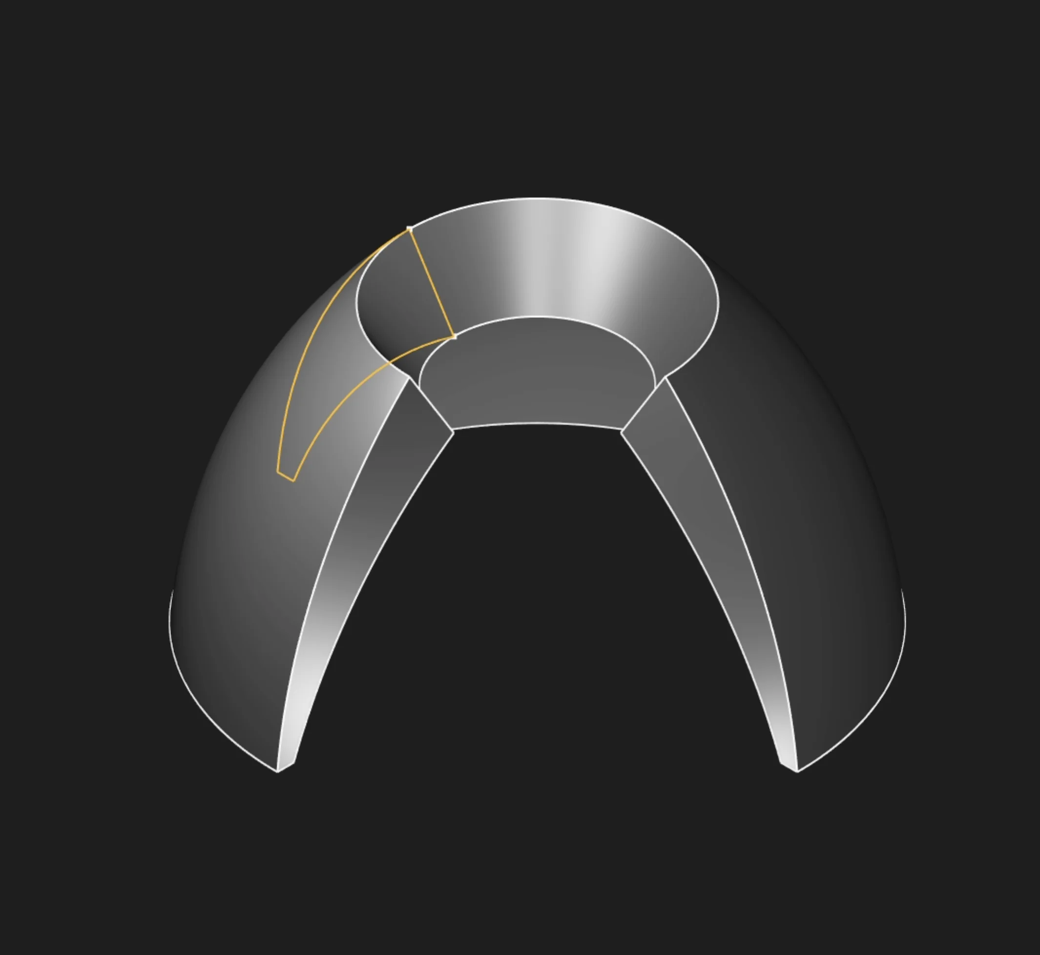 Bidirectional revolve: different angles in each direction