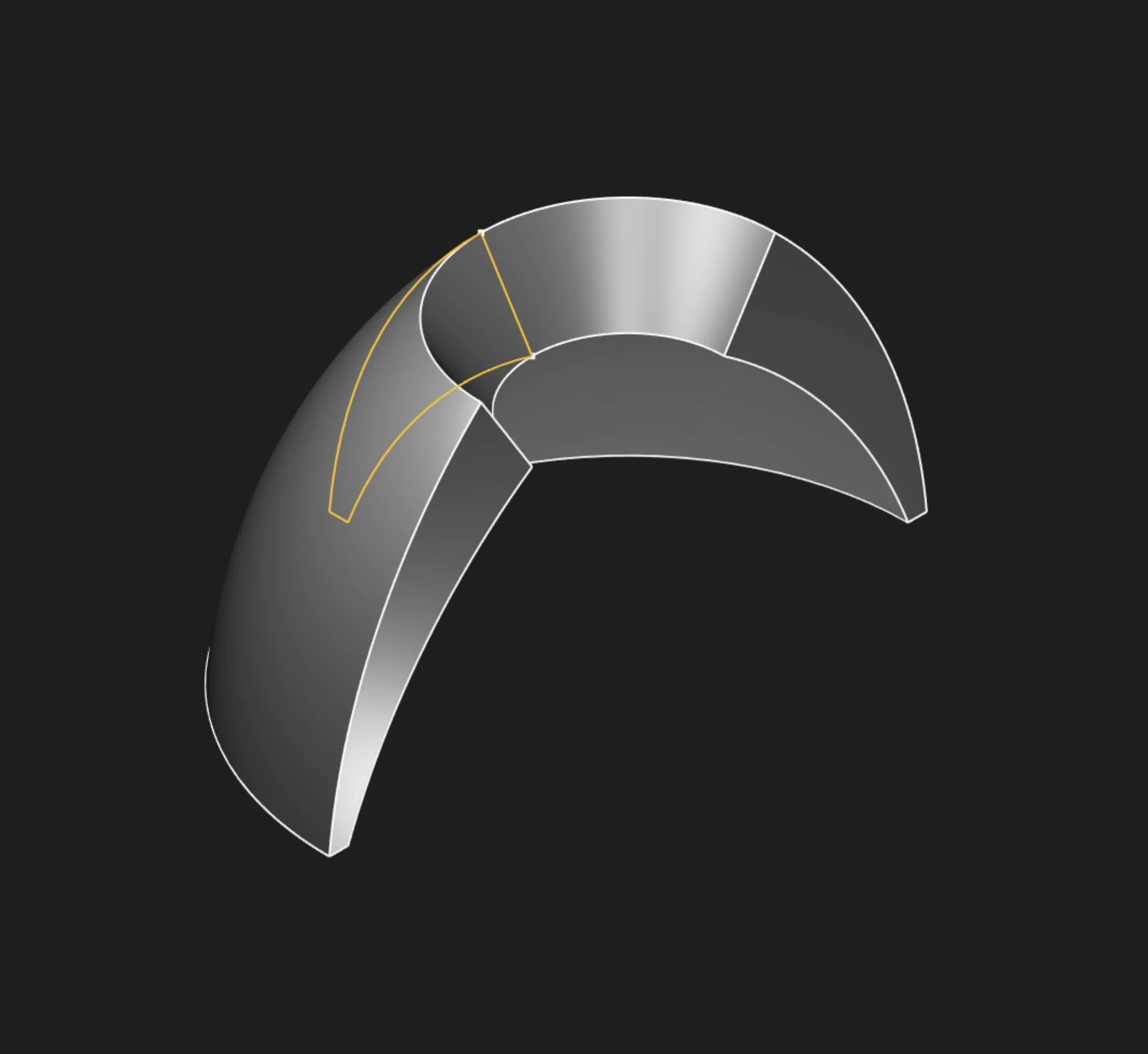 Symmetric revolve: angle split in both directions