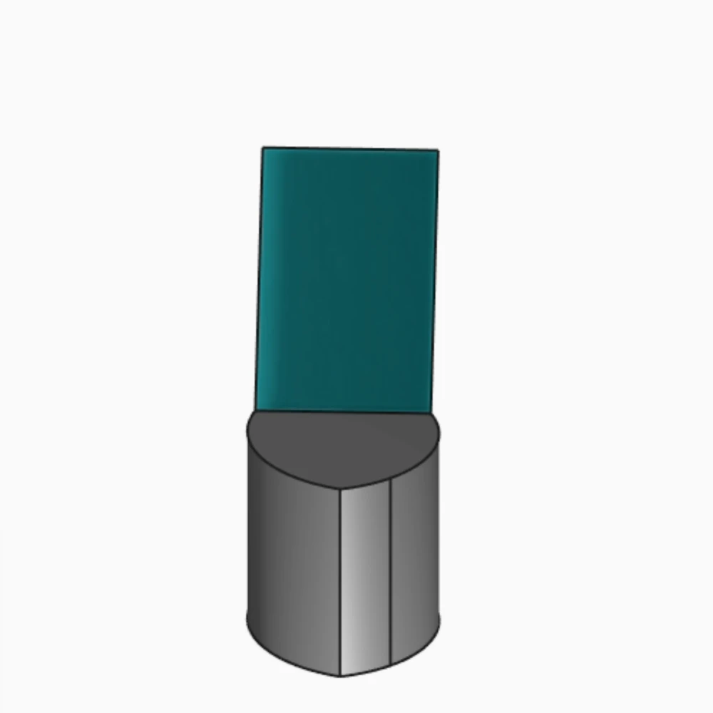 A body edge extruded with its inferred direction