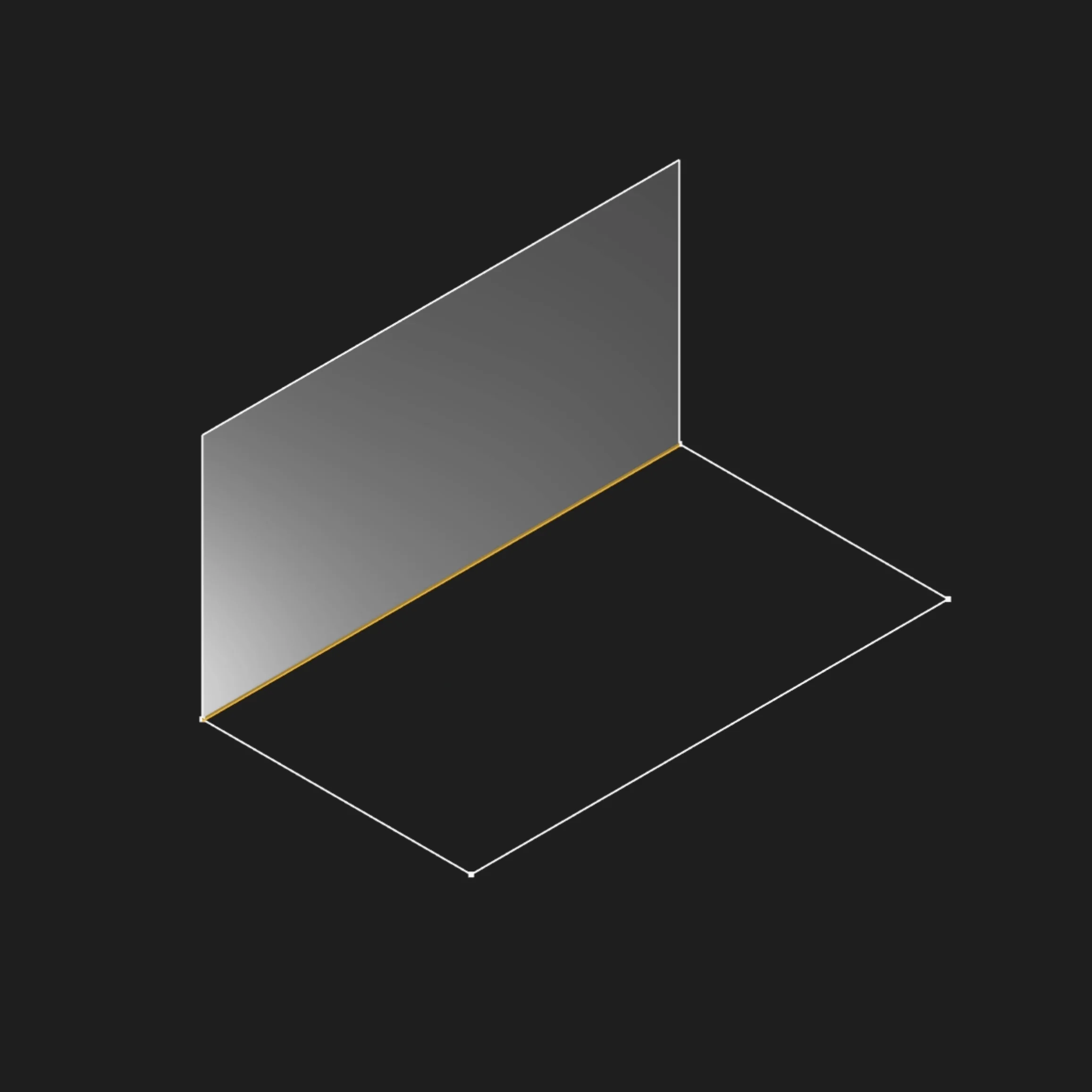 Extrude surface with a selected segment