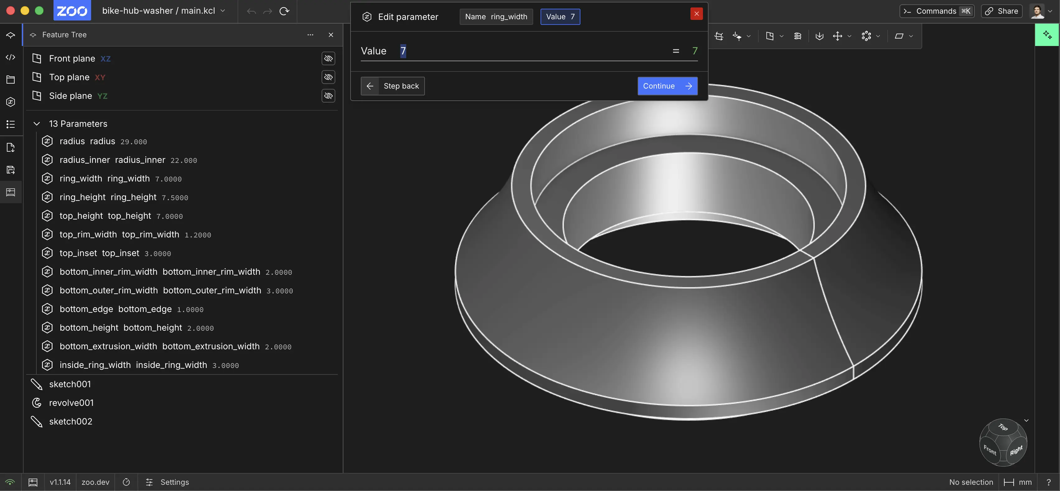 Editability benchmark examples