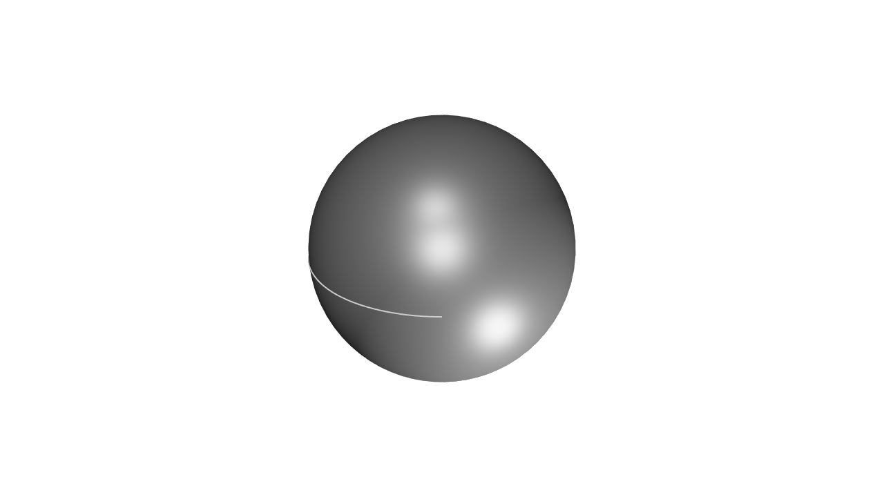 2D fallback: Revolving a semicircle makes a sphere