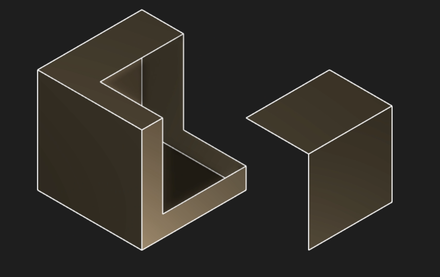 Deleting some split faces