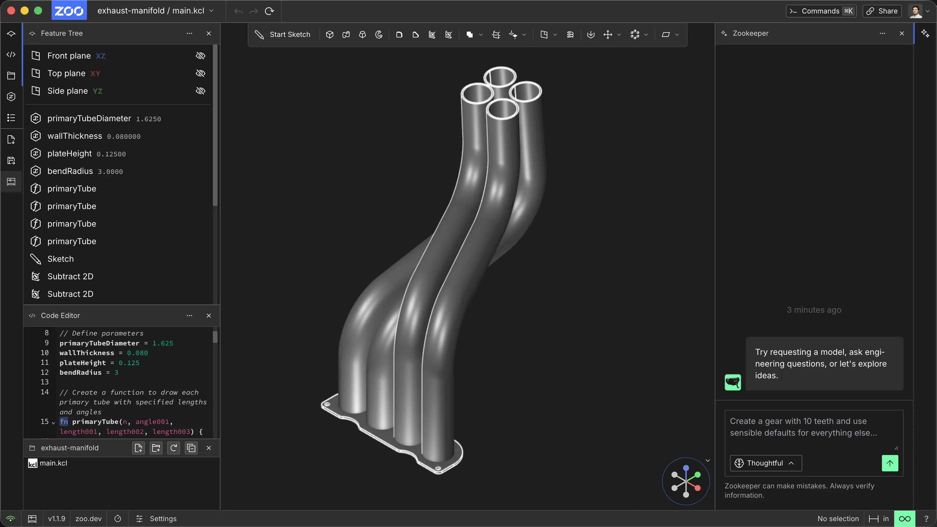 Zoo Design Studio Interface