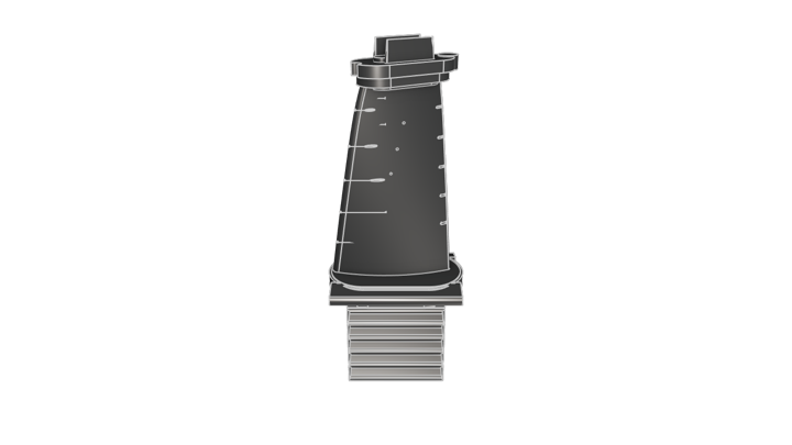 High-Pressure Turbine Blade