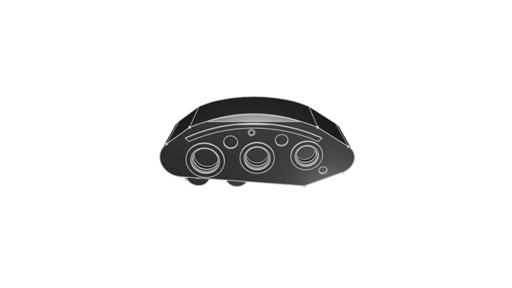 Six-Piston Monobloc Racing Brake Caliper