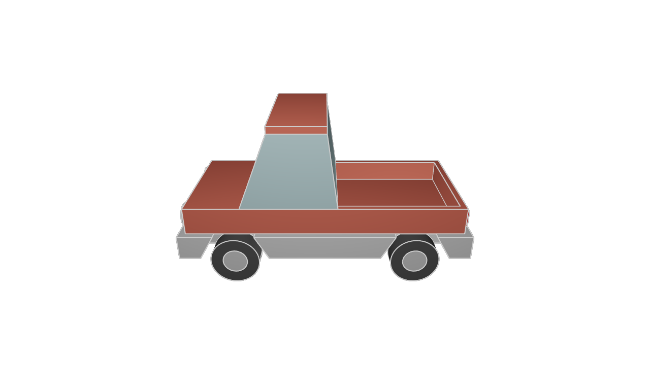 stylized-pickup-truck