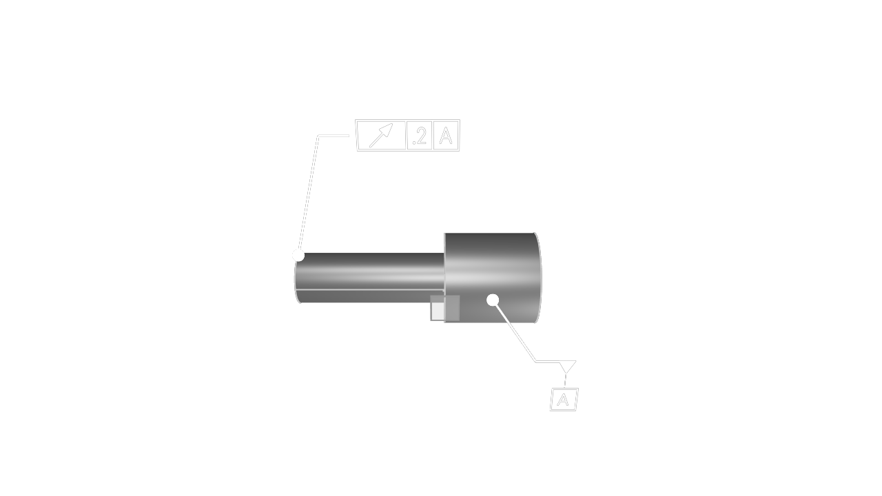 Rendered example of gdt::runout 0